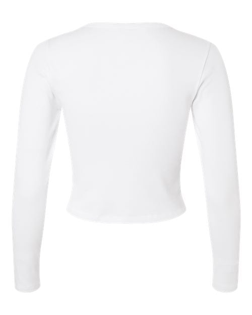 American Apparel Women's Baby Rib Long Sleeve Fitted Tee BR2107