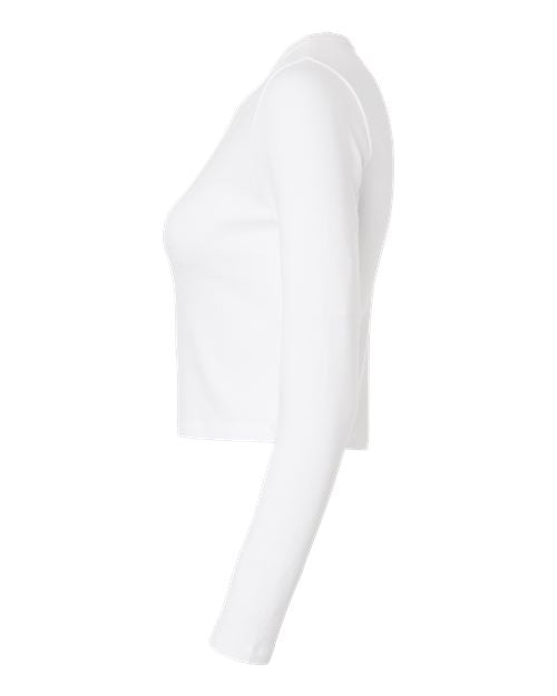 American Apparel Women's Baby Rib Long Sleeve Fitted Tee BR2107