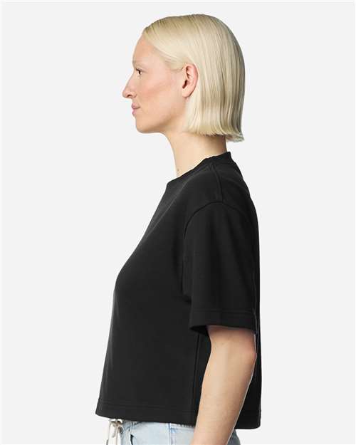 American Apparel Women's French Terry Mid-Length Boxy Tee FTCB0