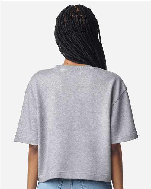 American Apparel Women's French Terry Mid-Length Boxy Tee FTCB0