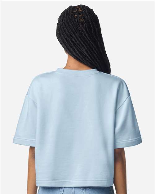 American Apparel Women's French Terry Mid-Length Boxy Tee FTCB0