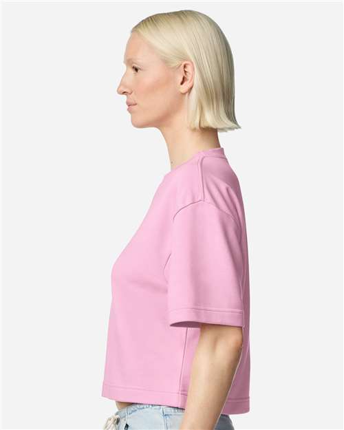 American Apparel Women's French Terry Mid-Length Boxy Tee FTCB0