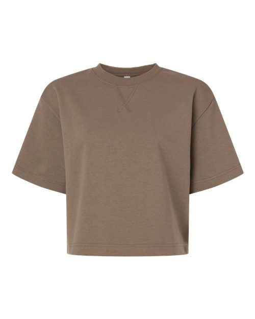 American Apparel Women's French Terry Mid-Length Boxy Tee FTCB0