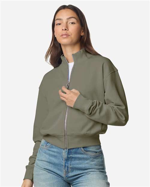 American Apparel Women's French Terry Full-Zip Jacket FTJ00