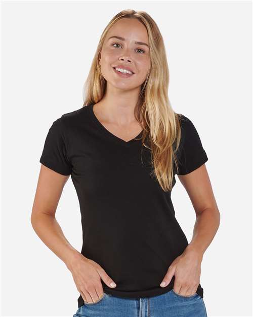 Boxercraft Women's V-Neck T-Shirt BW2201