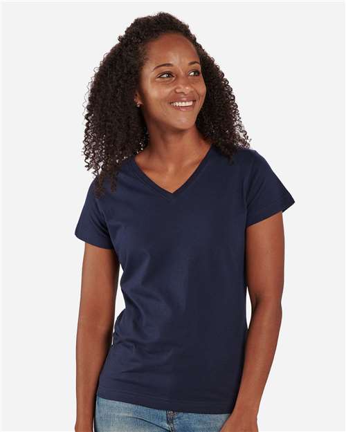 Boxercraft Women's V-Neck T-Shirt BW2201