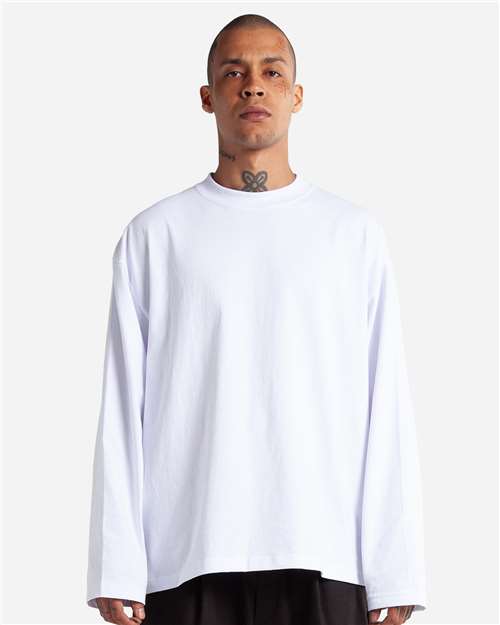 Shaka Wear Unisex Max Heavyweight Oversized Long Sleeve Tee SHMOL