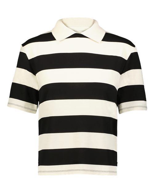 Holloway Women's Prep Street Rugby Crop T-Shirt 226302