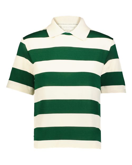 Holloway Women's Prep Street Rugby Crop T-Shirt 226302