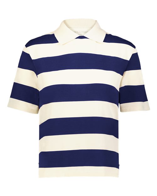Holloway Women's Prep Street Rugby Crop T-Shirt 226302