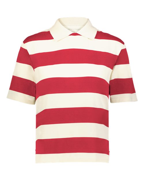 Holloway Women's Prep Street Rugby Crop T-Shirt 226302