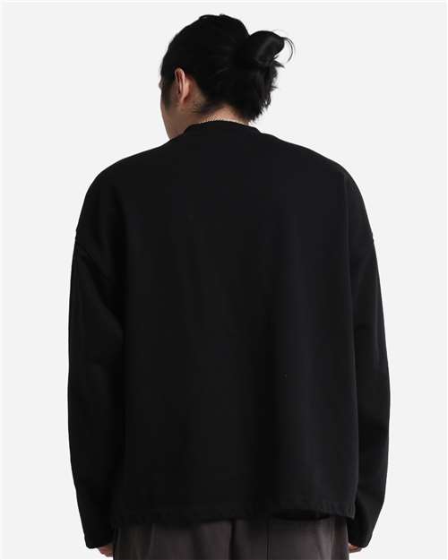 Shaka Wear Unisex Garment-Dyed Terry Long Sleeve Tee SHGTL