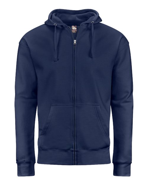 J. America Unisex BTB Fleece Hooded Full-Zip Sweatshirt 8723