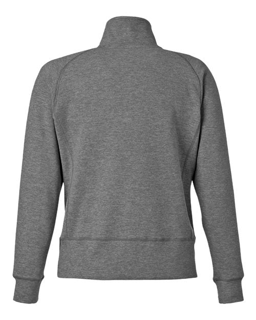 J. America Women's Electric Fleece Quarter-Zip Sweatshirt 8743