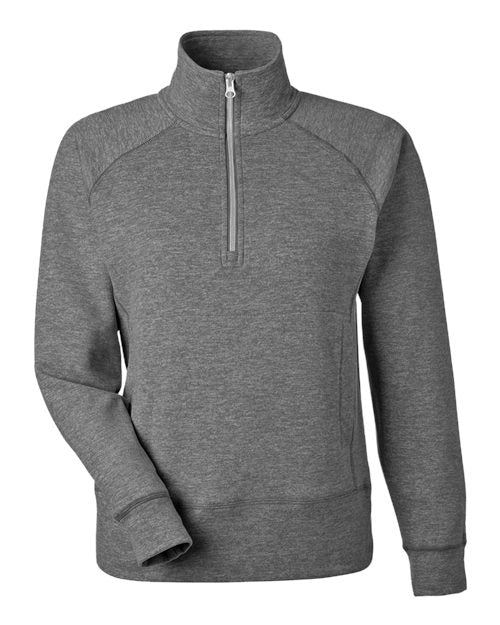J. America Women's Electric Fleece Quarter-Zip Sweatshirt 8743