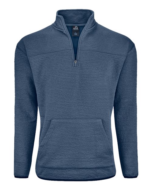 J. America Unisex Pebble Fleece Quarter-Zip Pullover 8773