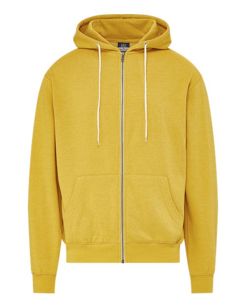 MV Sport Unisex Retro Heather Full-Zip Hooded Sweatshirt 2349