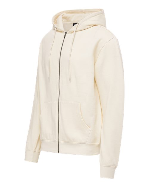MV Sport Unisex Retro Heather Full-Zip Hooded Sweatshirt 2349