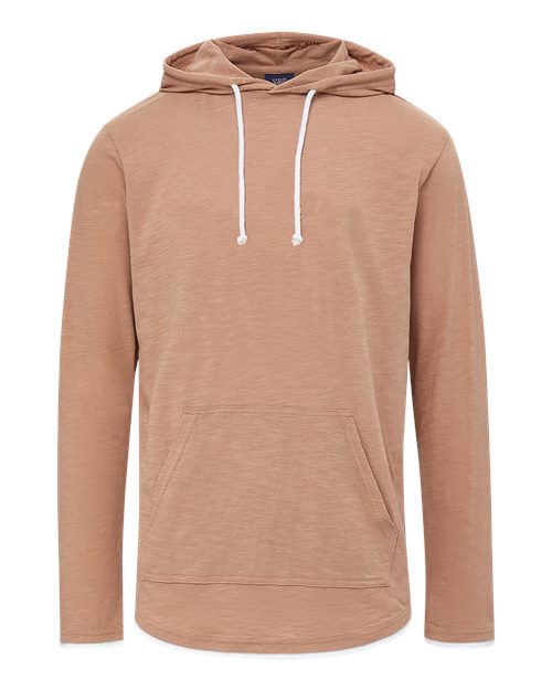MV Sport Unisex Miles Slub Hooded Long Sleeve T-Shirt 24401