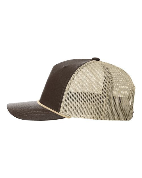 Richardson Five-Panel Trucker Rope Cap 112FPR