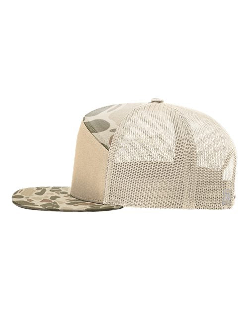 Richardson Printed Seven-Panel Trucker Cap 168P