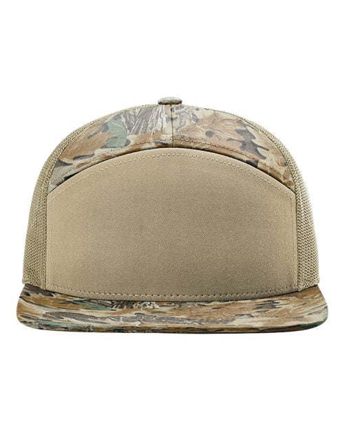 Richardson Printed Seven-Panel Trucker Cap 168P