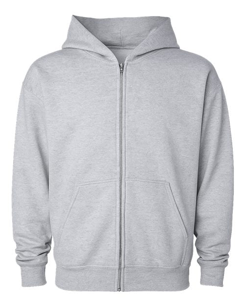 Independent Trading Co. Unisex Mainstreet Heavyweight Full-Zip Hooded Sweatshirt IND420ZIP