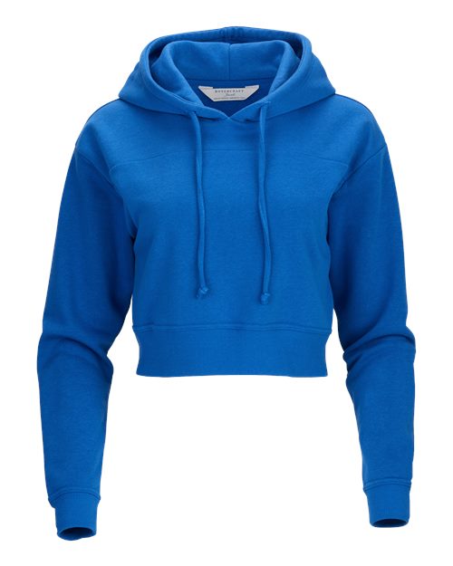 Boxercraft Women's Cropped Fleece Hooded Sweatshirt BW5404