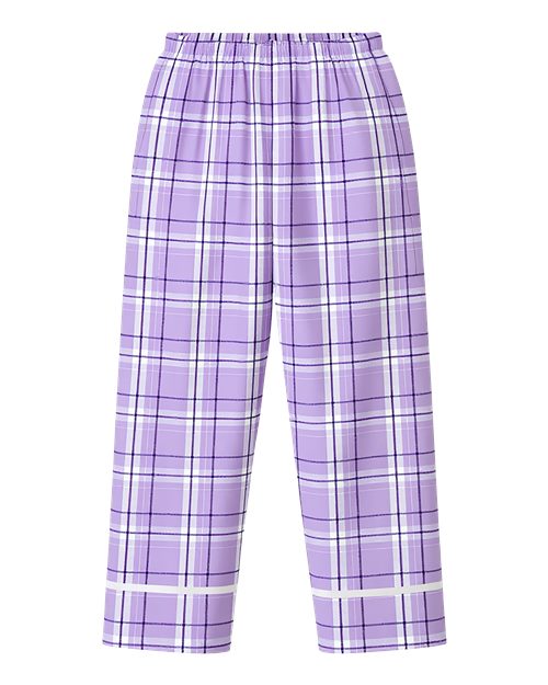 Boxercraft Youth Wide Cuff Flannel Pants BY6603
