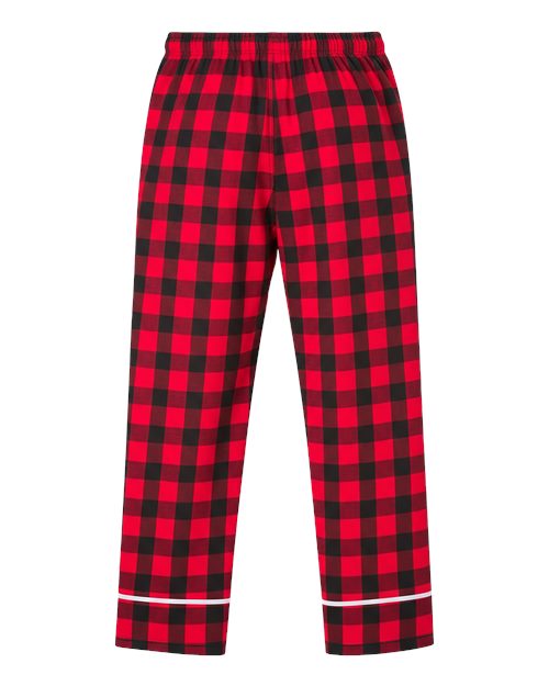 Boxercraft Youth Wide Cuff Flannel Pants BY6603