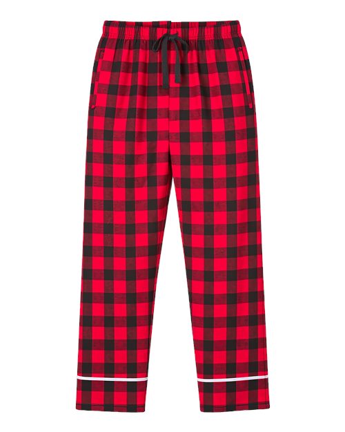Boxercraft Youth Wide Cuff Flannel Pants BY6603