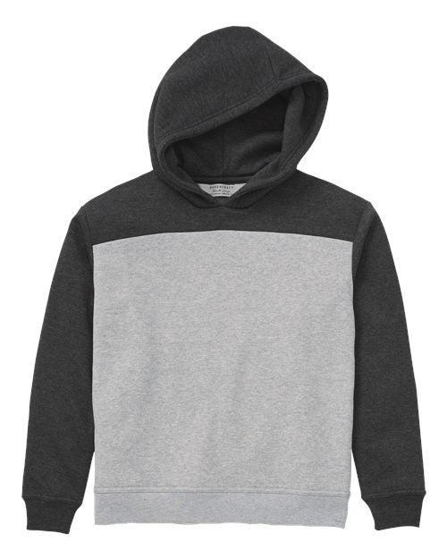 Boxercraft Youth Colorblocked Hooded Sweatshirt BY5404