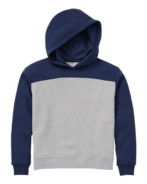 Boxercraft Youth Colorblocked Hooded Sweatshirt BY5404