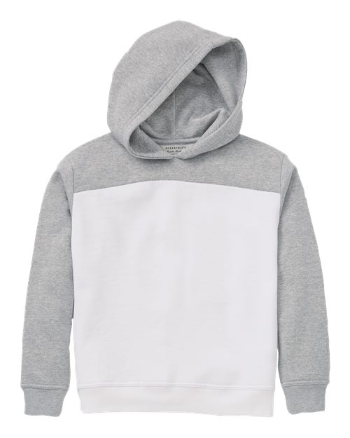 Boxercraft Youth Colorblocked Hooded Sweatshirt BY5404