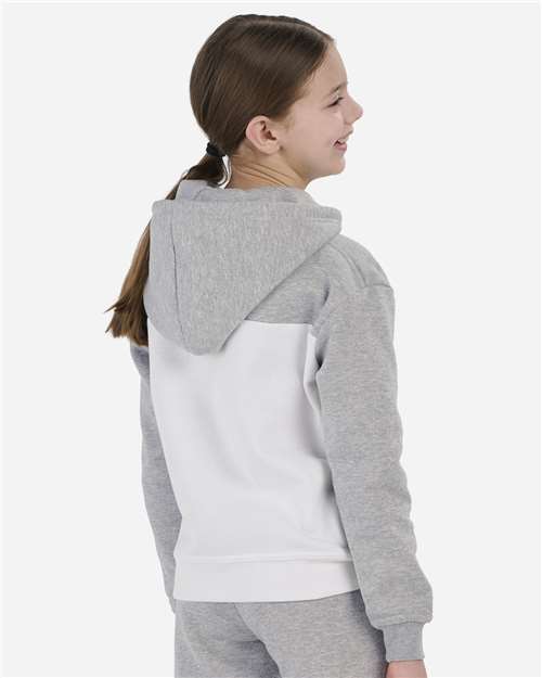 Boxercraft Youth Colorblocked Hooded Sweatshirt BY5404