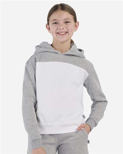 Boxercraft Youth Colorblocked Hooded Sweatshirt BY5404