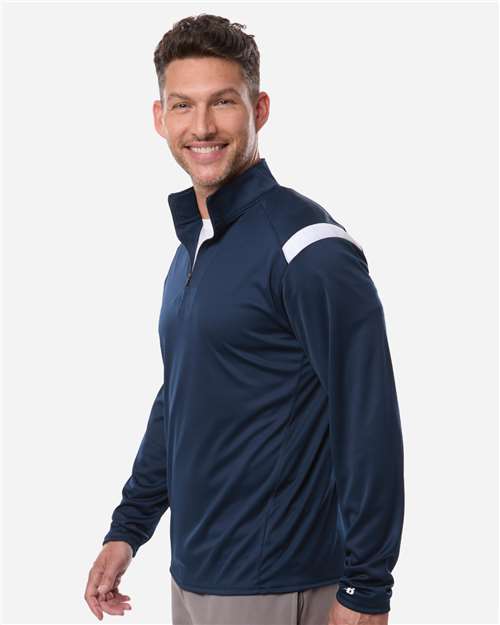 Badger Men's On The Rise Quarter-Zip Pullover 4265
