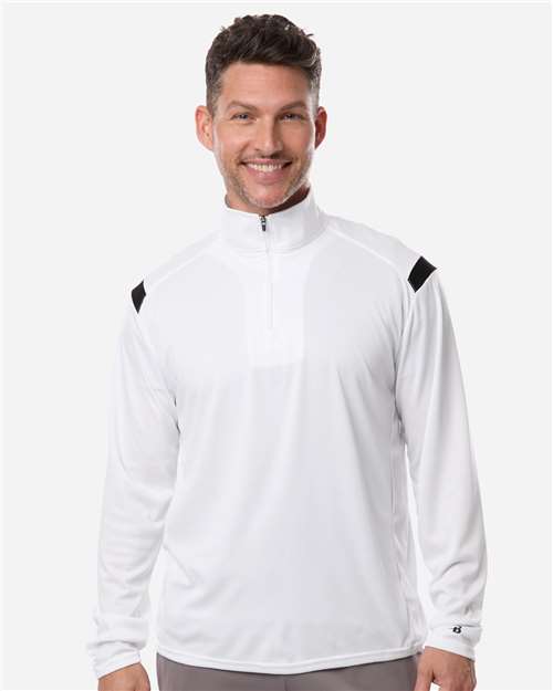 Badger Men's On The Rise Quarter-Zip Pullover 4265
