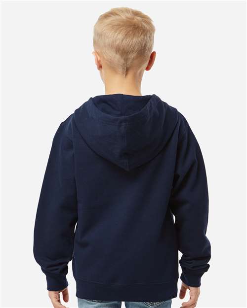 Independent Trading Co. Youth Midweight Full-Zip Hooded Sweatshirt SS4001YZ