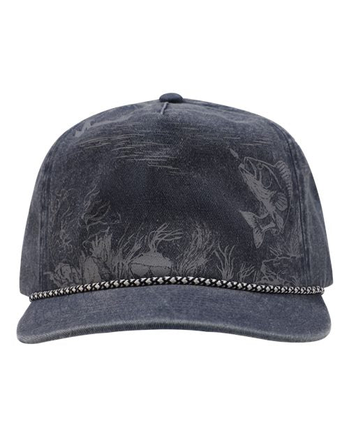 DRI DUCK Walleye Nature Scene Cap 3334