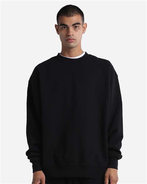 Shaka Wear Unisex Max Heavy Garment-Dyed Crewneck Sweatshirt SHGMC