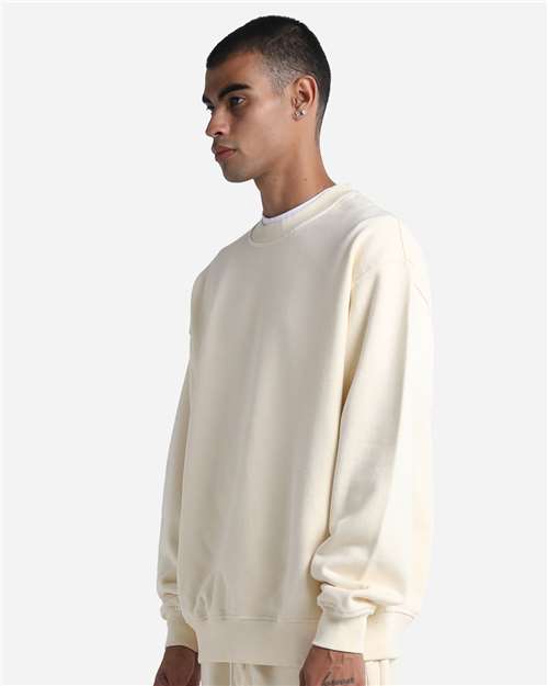 Shaka Wear Unisex Max Heavy Garment-Dyed Crewneck Sweatshirt SHGMC