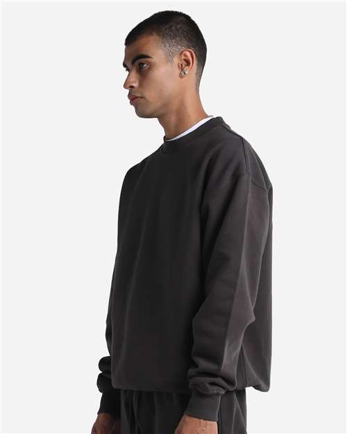 Shaka Wear Unisex Max Heavy Garment-Dyed Crewneck Sweatshirt SHGMC