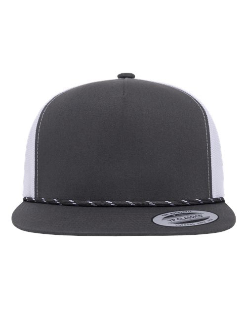 YP Classics Classic Five-Panel Trucker Rope Cap 6006BD