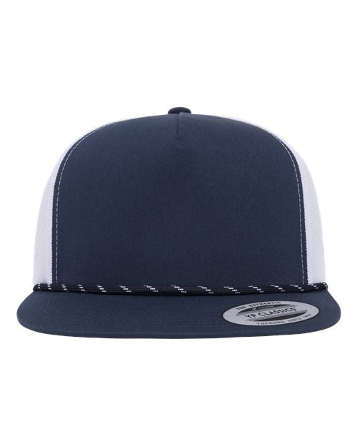 YP Classics Classic Five-Panel Trucker Rope Cap 6006BD