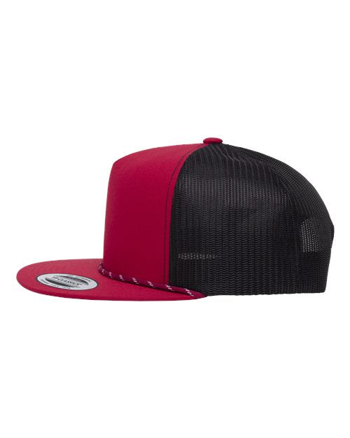 YP Classics Classic Five-Panel Trucker Rope Cap 6006BD