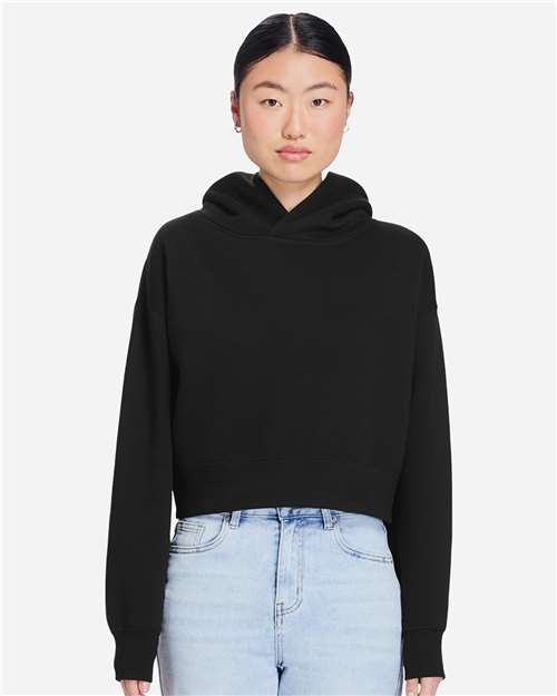 Lane Seven Women's Relaxed Cropped Hoodie Sweatshirt LS88001