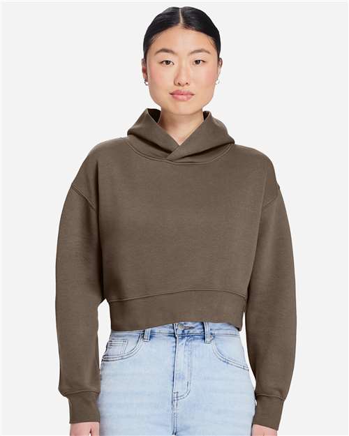 Lane Seven Women's Relaxed Cropped Hoodie Sweatshirt LS88001
