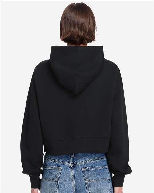 Lane Seven Women's Relaxed Cropped Full-Zip Hoodie Sweatshirt LS88003