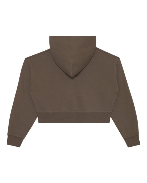Lane Seven Women's Relaxed Cropped Full-Zip Hoodie Sweatshirt LS88003